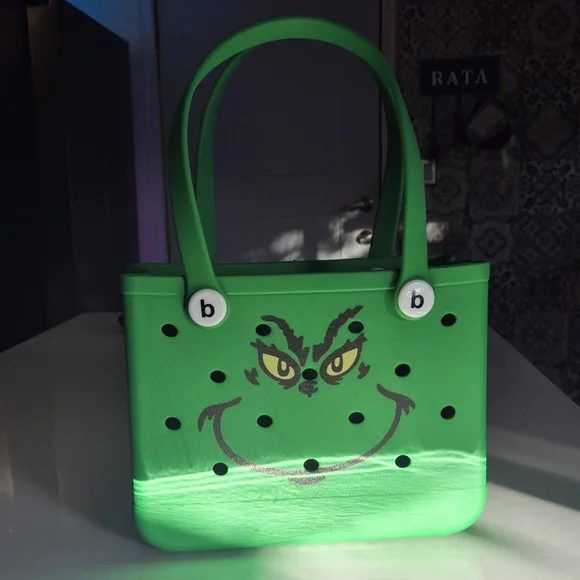 Grinch Green Small Foam Beach Tote Bag "NWT" - Picture 6 of 6